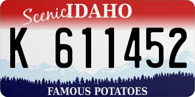 ID license plate K611452