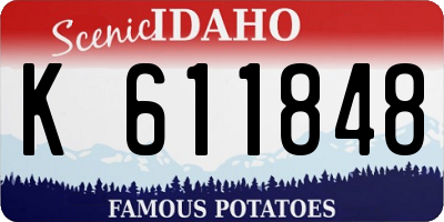 ID license plate K611848