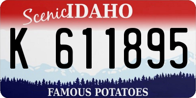 ID license plate K611895