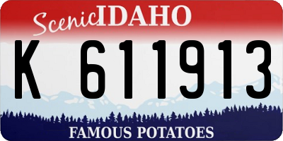 ID license plate K611913