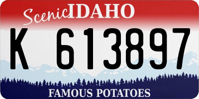 ID license plate K613897