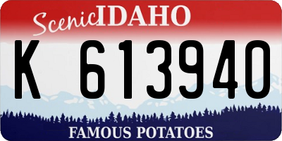 ID license plate K613940
