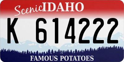 ID license plate K614222