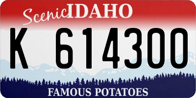 ID license plate K614300