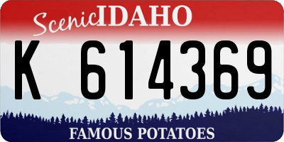 ID license plate K614369