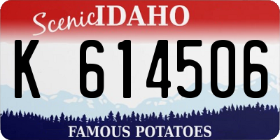 ID license plate K614506