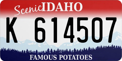 ID license plate K614507