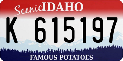 ID license plate K615197