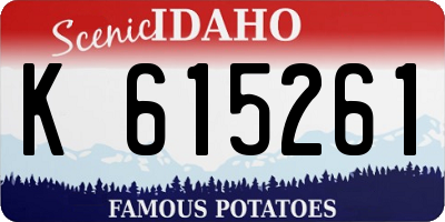 ID license plate K615261