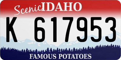 ID license plate K617953