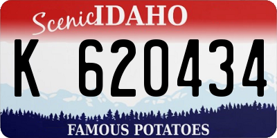 ID license plate K620434