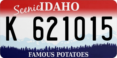 ID license plate K621015