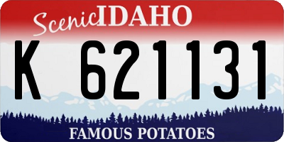 ID license plate K621131