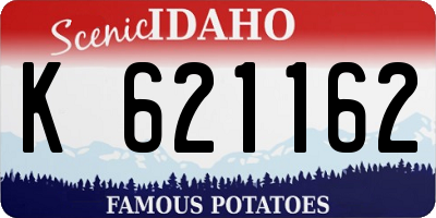 ID license plate K621162