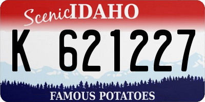 ID license plate K621227