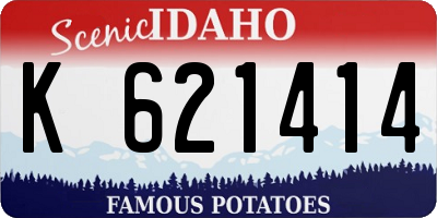 ID license plate K621414