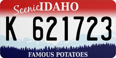 ID license plate K621723