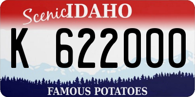 ID license plate K622000
