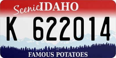 ID license plate K622014