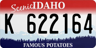 ID license plate K622164