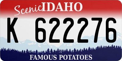 ID license plate K622276