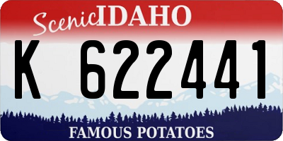 ID license plate K622441