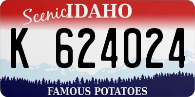 ID license plate K624024