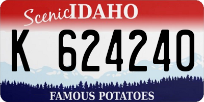 ID license plate K624240