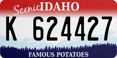 ID license plate K624427