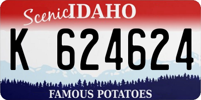 ID license plate K624624