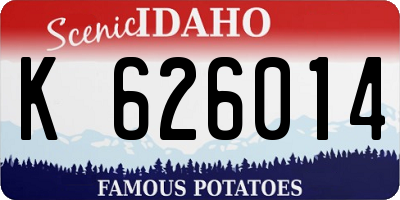 ID license plate K626014