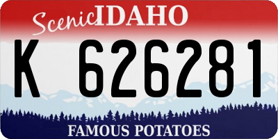 ID license plate K626281
