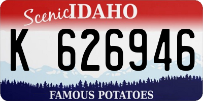 ID license plate K626946