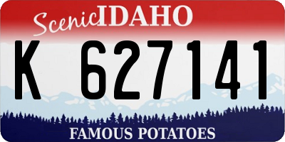 ID license plate K627141