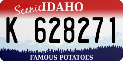 ID license plate K628271