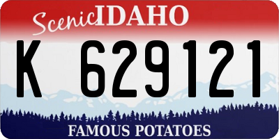ID license plate K629121