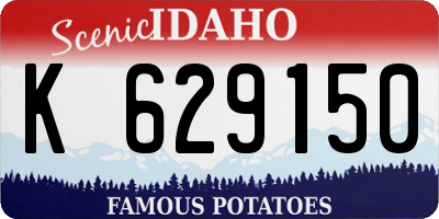 ID license plate K629150