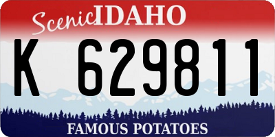ID license plate K629811