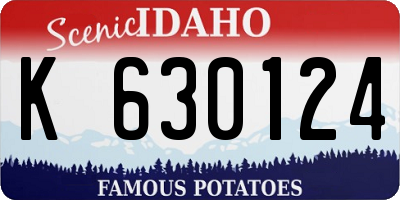 ID license plate K630124