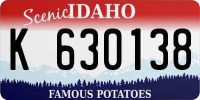 ID license plate K630138