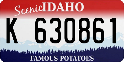 ID license plate K630861