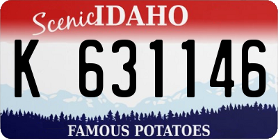 ID license plate K631146