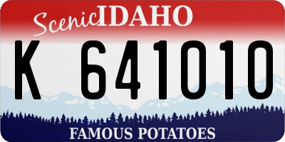ID license plate K641010