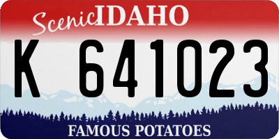 ID license plate K641023