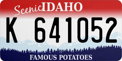 ID license plate K641052