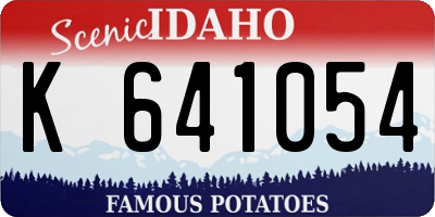 ID license plate K641054