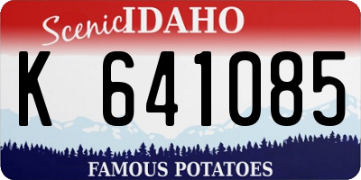 ID license plate K641085