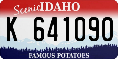 ID license plate K641090