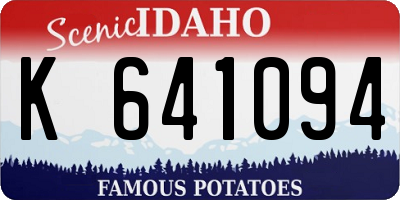 ID license plate K641094