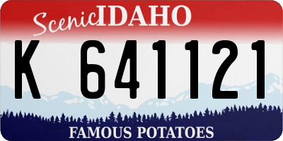 ID license plate K641121